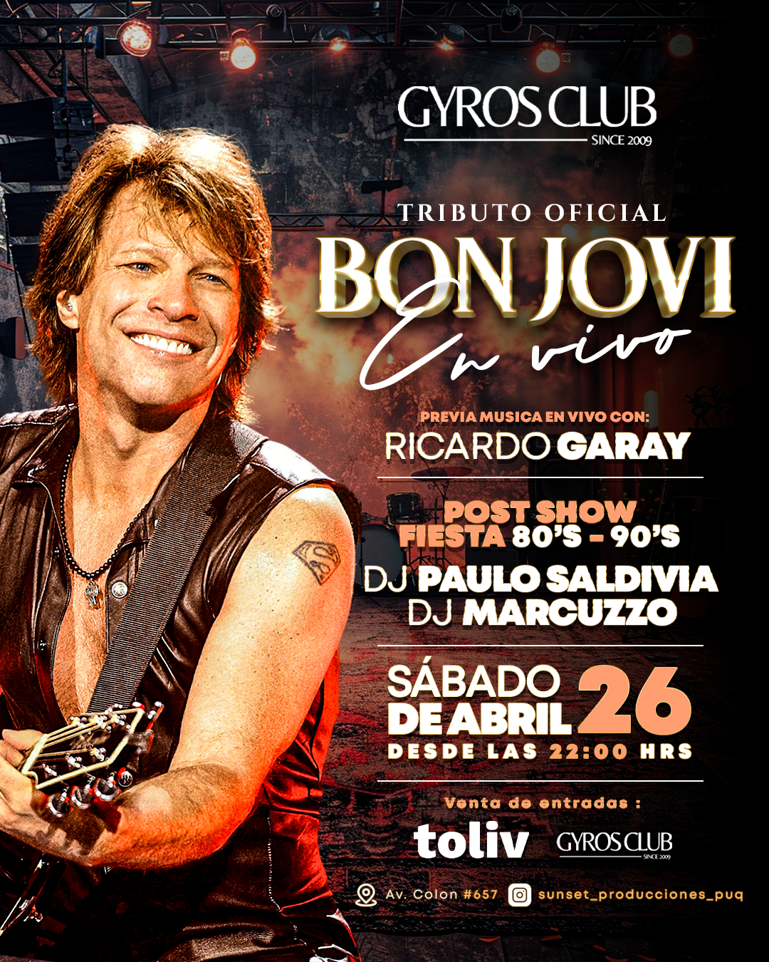 BON JOVI 26 ABRIL